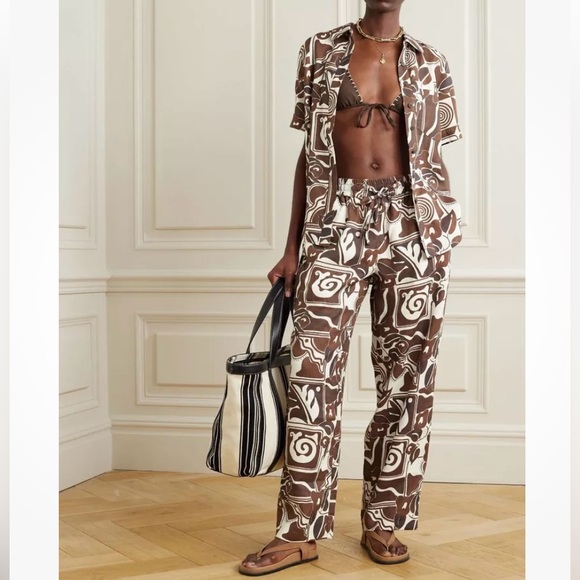 Mara Hoffman Other - ❌SOLD OUT❌ MARA HOFFMAN Finn printed hemp shirt and straight-leg pants (SET)